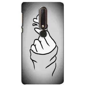 Чехол с принтом «Значок Love» для Nokia 6 2018