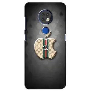 Чехол с принтом «Apple gucci» для Nokia 7.2