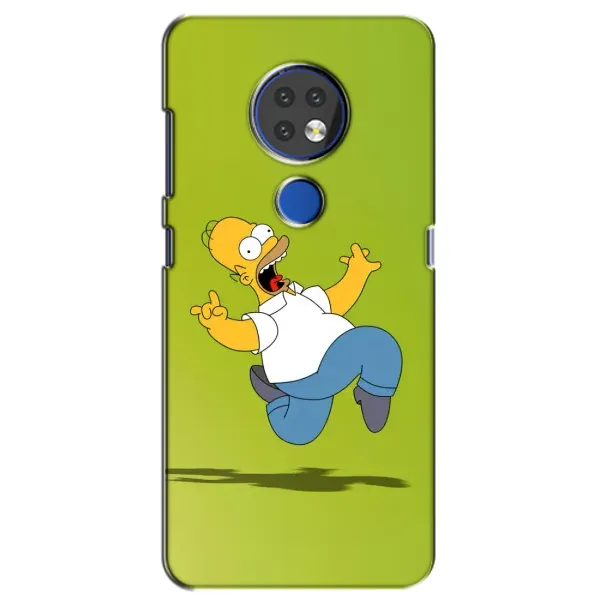 Чохол з принтом «Гомер Сімпсон» для Nokia 7.2