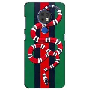 Чехол с принтом «Gucci змия» для Nokia 7.2
