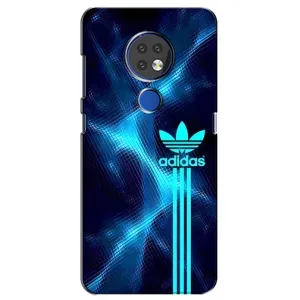 Чехол с принтом «Синий Адидас» для Nokia 7.2