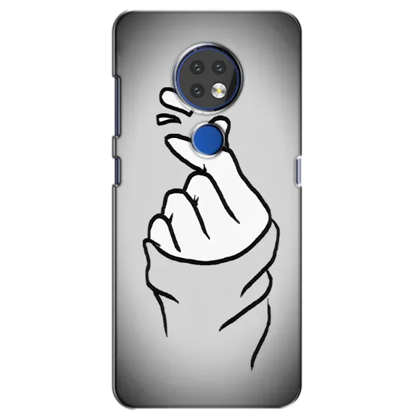 Чехол с принтом «Значок Love» для Nokia 7.2