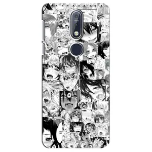 Чехол с принтом «Ahegao manga» для Nokia 7.1 (2018)