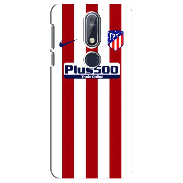Чехол с принтом «Atletico» для Nokia 7.1 (2018)