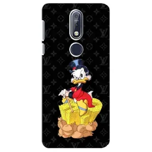Чехли для Nokia 7 2018, 7.1 - Скрудж МакДак Louis Vuitton (PREMIUMPrint) (Богатство Макдака)