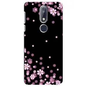 Чехол с принтом «Цветочки маленькие» для Nokia 7.1 (2018)