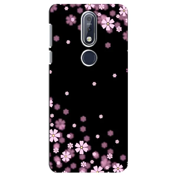 Чехол с принтом «Цветочки маленькие» для Nokia 7.1 (2018)