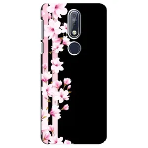 Чехол с принтом «Цветочки» для Nokia 7.1 (2018)