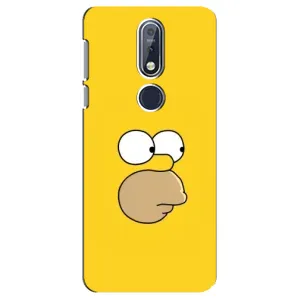 Чехол с Симпсонами для Nokia 7 2018, 7.1 (VPrint) (Гомер)