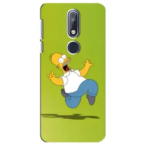 Чехол с Симпсонами для Nokia 7 2018, 7.1 (VPrint) (Гомер Симпсон)