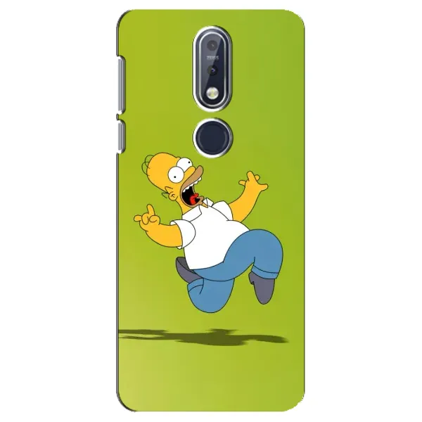 Чехол с принтом «Гомер Симпсон» для Nokia 7.1 (2018)