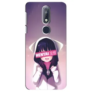 Чехол с принтом «Hentai chan» для Nokia 7.1 (2018)