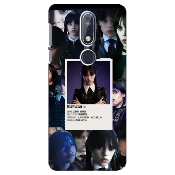 Чехол с принтом «коллаж Уэнздей» для Nokia 7.1 (2018) Чехол с принтом «коллаж Уэнздей» для Nokia 7.1 (2018)