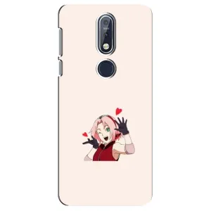 Чехол с принтом «Лайк Сакура» для Nokia 7.1 (2018)