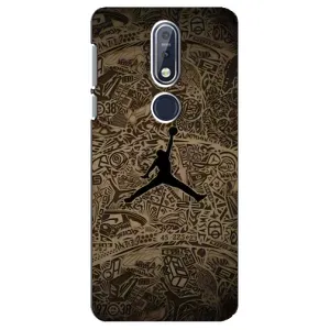 Чехлы для Nokia 7 2018, 7.1 - с картинкой JORDAN (AlphaPrint)