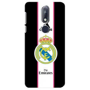 ФК Реал Мадрид чехлы для Nokia 7 2018, 7.1 (AlphaPrint) (лого Real Madrid)