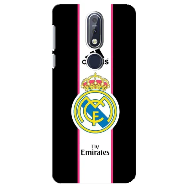 Чехол с принтом «лого Real Madrid» для Nokia 7.1 (2018)