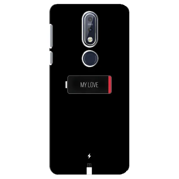 Чохол з принтом «Love battery» для Nokia 7.1 (2018) Чохол з принтом «Love battery» для Nokia 7.1 (2018)