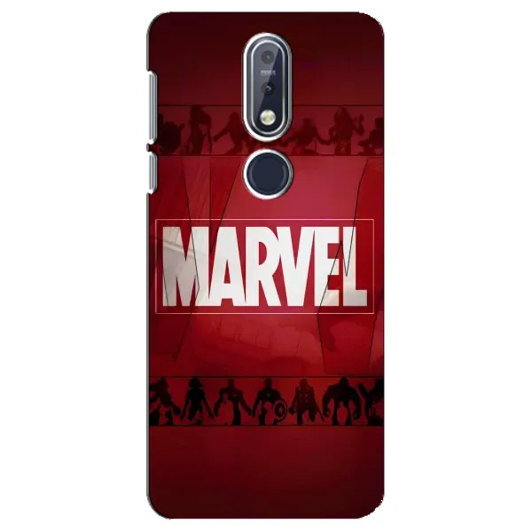 Чехол с принтом «MARVEL» для Nokia 7.1 (2018)