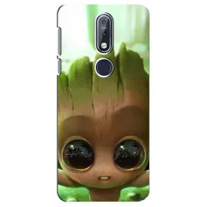 Чехол с принтом «Милый Грут» для Nokia 7.1 (2018)