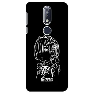 Чехол с принтом «Re: Zero» для Nokia 7.1 (2018)