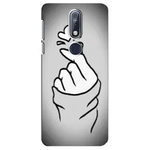 Чохол з принтом «Значок Love» для Nokia 7.1 (2018)