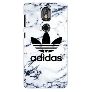 Чехол с принтом «Адидас на мраморе» для Nokia 7