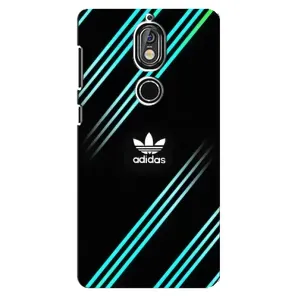Чехол с принтом «Адидас с полосами» для Nokia 7