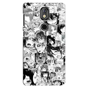 Чехол с принтом «Ahegao manga» для Nokia 7