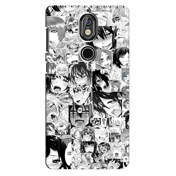 Чехол с принтом «Ahegao manga» для Nokia 7