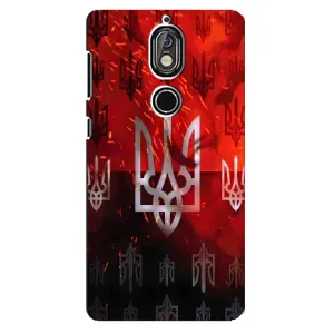 Украинские Чехлы для Nokia 7 с картинкой УПА (AlphaPrint) (ГЕРБ УПА)