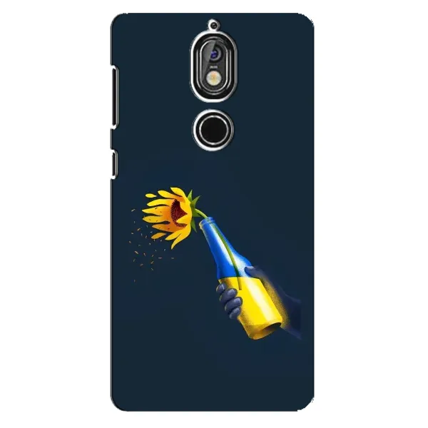 Чехол с принтом «Коктейль молотова» для Nokia 7