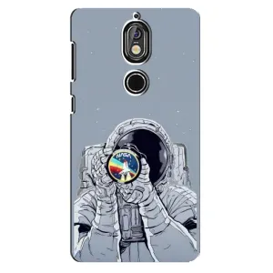 Чехол с принтом «Космонавт фото» для Nokia 7