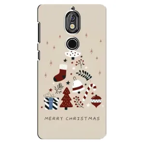 Рождественские Чехлы для Nokia 7 (VPrint)