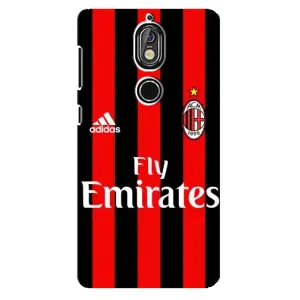 Чохли для Nokia 7 (VPrint) - Футбольні клуби (Milan)