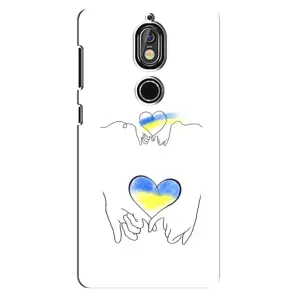 Чехол для Патриота Украины Nokia 7 - (AlphaPrint) (Мир Украине)