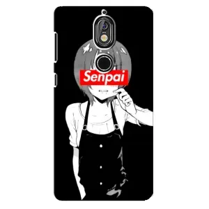 Чехол с принтом «Senpai» для Nokia 7