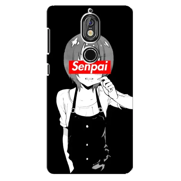 Чехол с принтом «Senpai» для Nokia 7