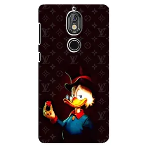 Чехли для Nokia 7 - Скрудж МакДак Louis Vuitton (PREMIUMPrint) (Скрудж з ботліантом)