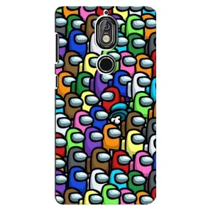 Чехол Амонг Ас для Nokia 7 (AlphaPrint)