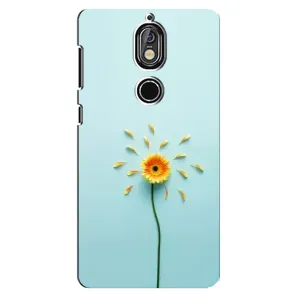 Чехлы с Цветами для Nokia 7 (VPrint)
