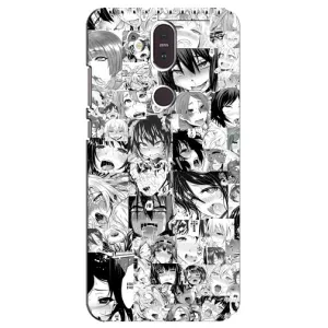 Чехол с принтом «Ahegao manga» для Nokia 8.1 (2018)