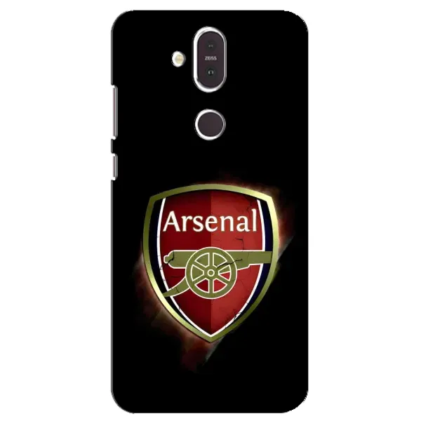 Чехол с принтом «Арсенал Лондон» для Nokia 8.1 (2018)