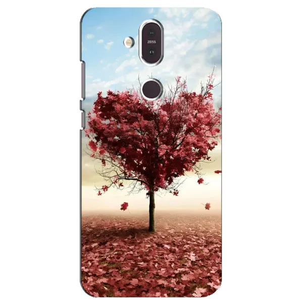 Чохол з принтом «Дерево серце» для Nokia 8.1 (2018)