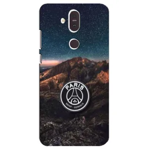 Чехлы PSG для Nokia 8.1 , Nokia 8 2018 (AlphaPrint) (ФК ПСЖ)