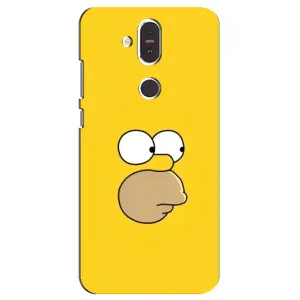 Чjхол з Сімпсонами для Nokia 8.1 , Nokia 8 2018 (VPrint) (Гомер)
