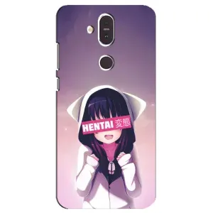 Чехол с принтом «Hentai chan» для Nokia 8.1 (2018)