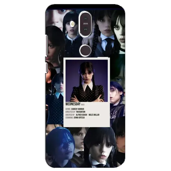 Чохол з принтом «колаж Венздей» для Nokia 8.1 (2018)