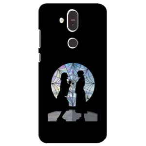 Чохли Венсдей на Nokia 8.1 , Nokia 8 2018 Уенсдей (AlphaPrint) (кімната Венздей)