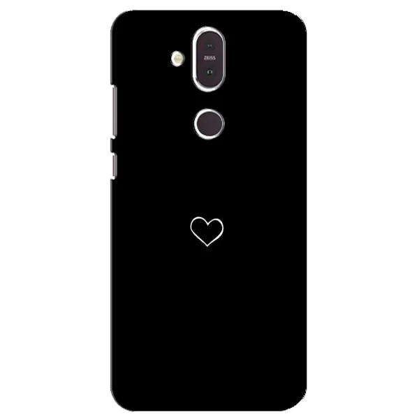 Чохол з принтом «Маленьке сердечко» для Nokia 8.1 (2018)